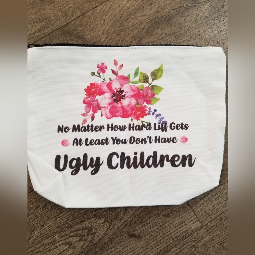 2/$25 Ugly Children Makeup Bag Brand New